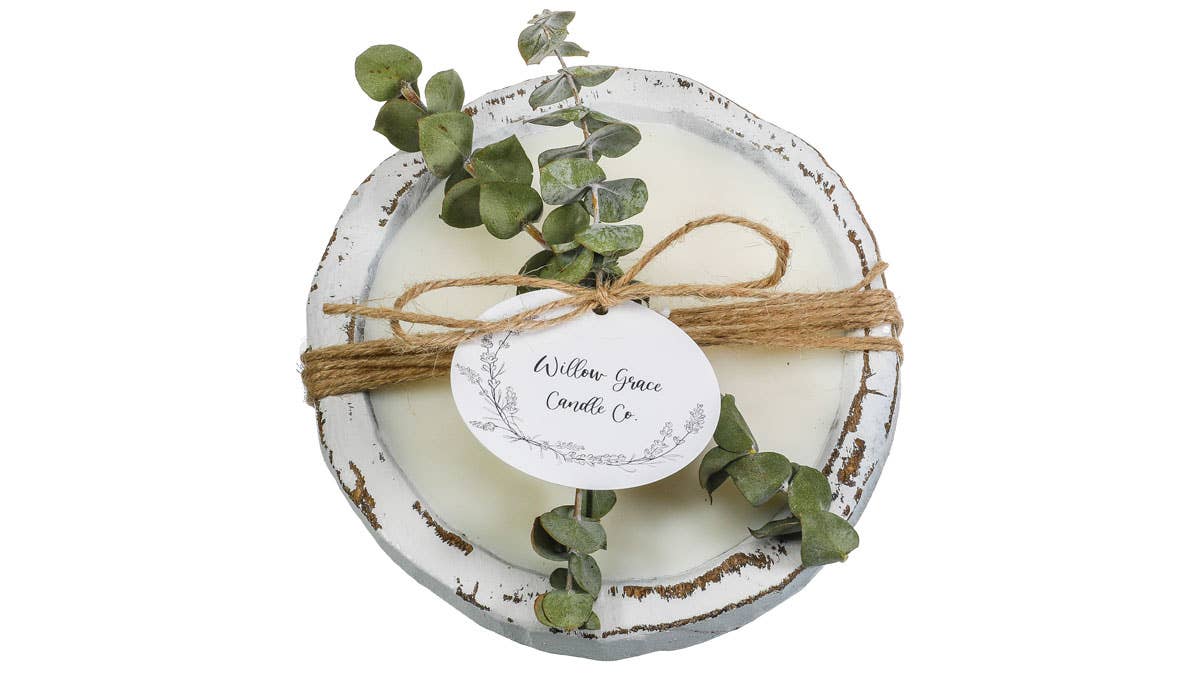 Mini Round Dough Candle