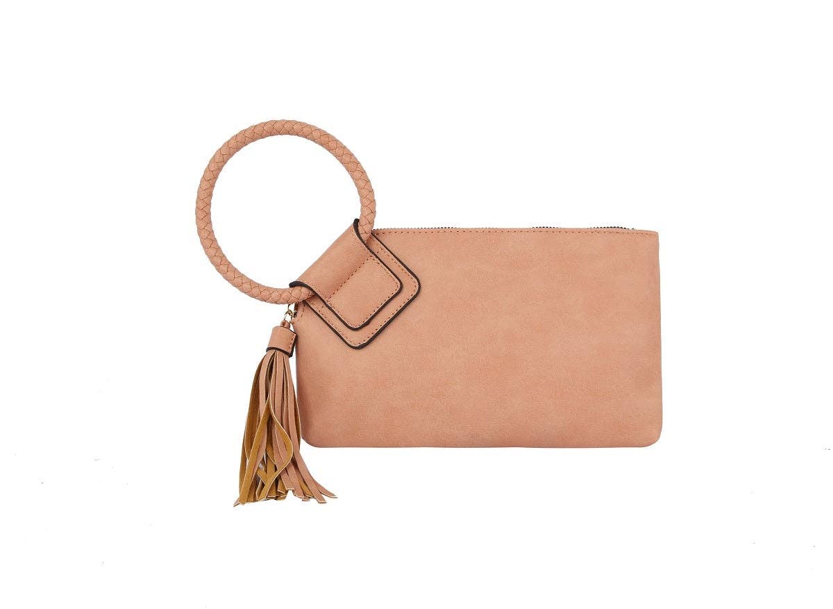 Vegan Leather Wristlet/Clutch