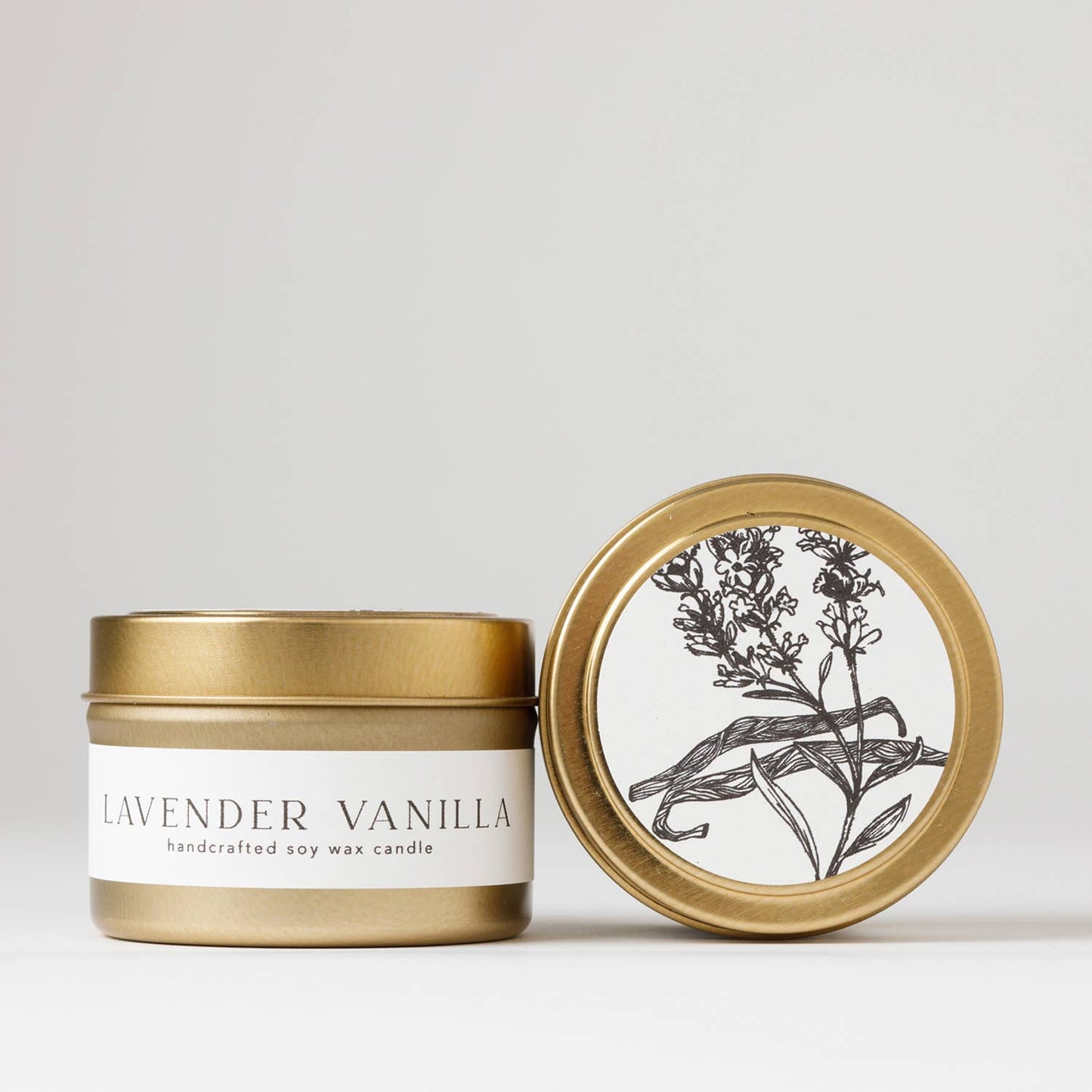 Lavender Vanilla : Jar Soy Candle