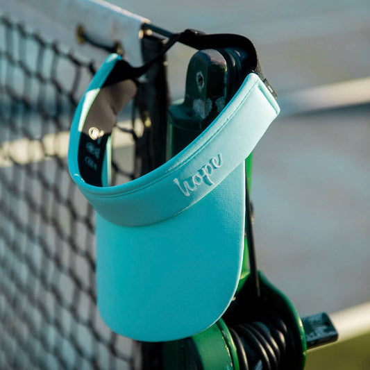 Adjustable Band Sport Visor - Light Blue