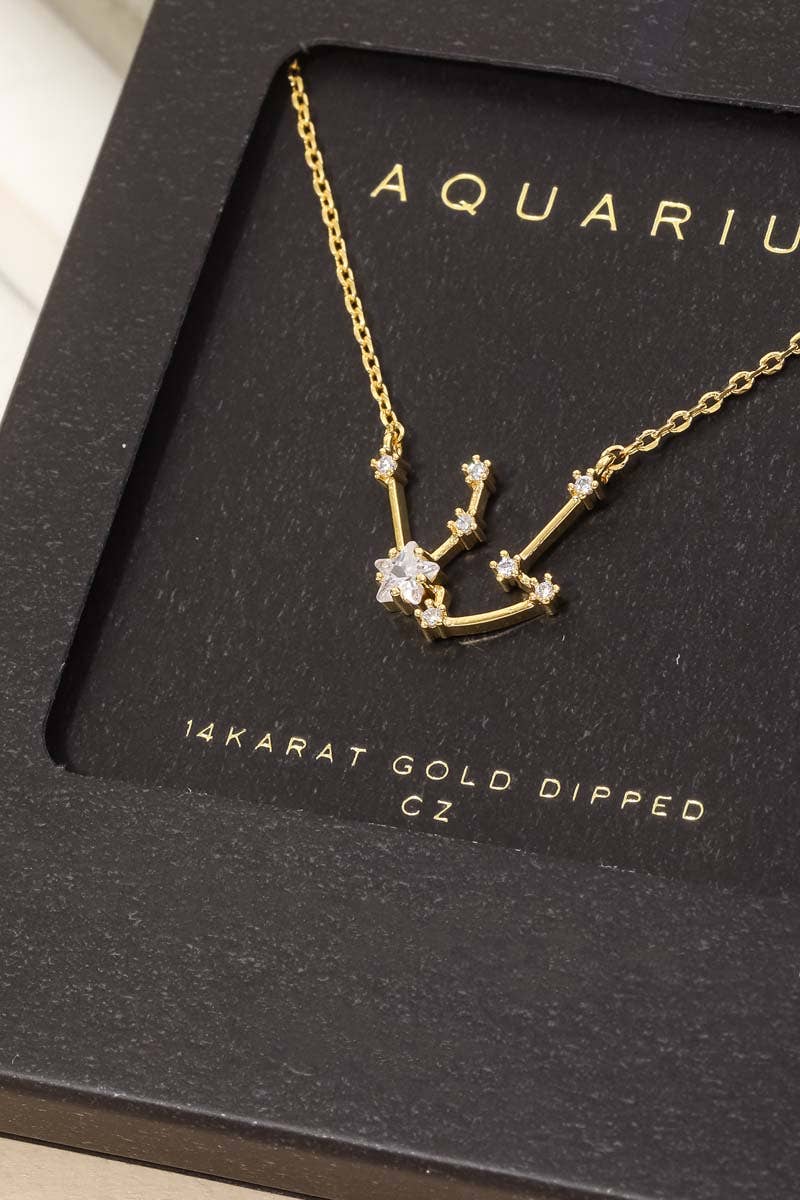 Secret Box Aquarius Constellation Necklace