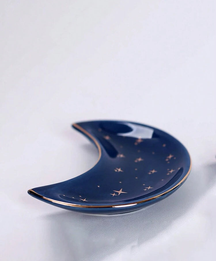 Ceramic Moon Trinket Dish