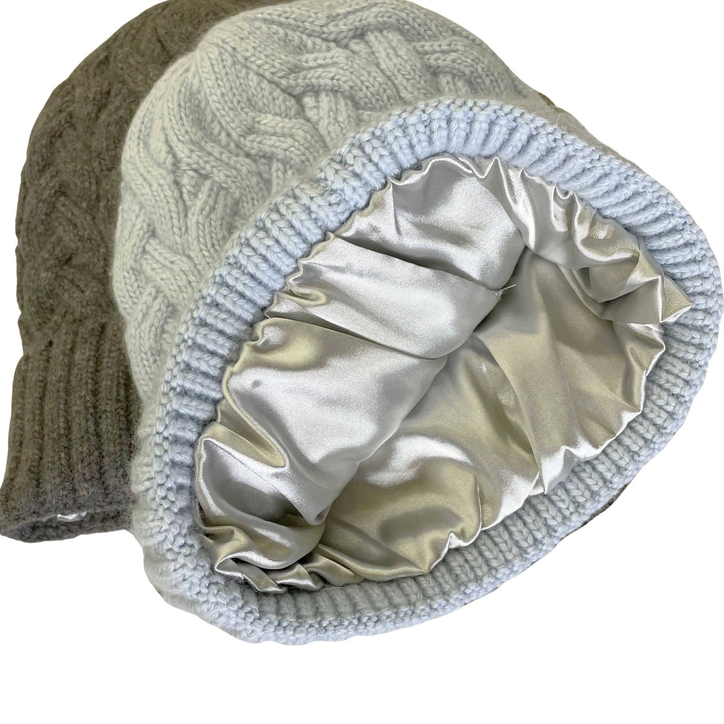 Satin Lined Cashmere Beanie