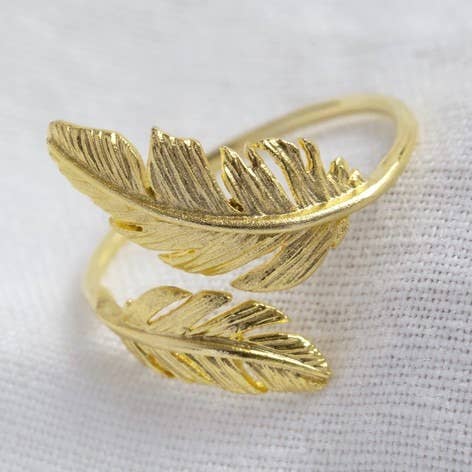 Double Feather Ring