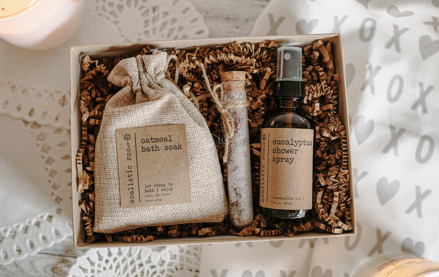 Gift Set | Rose Petal Trio with Eucalyptus Shower Spray