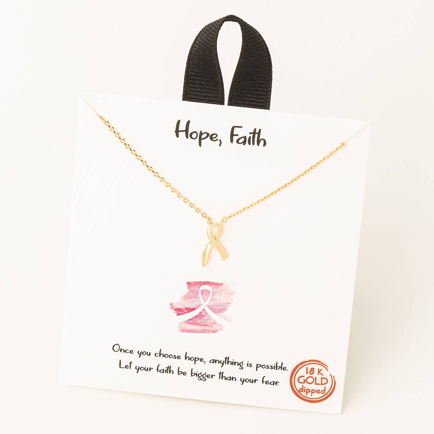 Hope And Faith Pendant Necklace