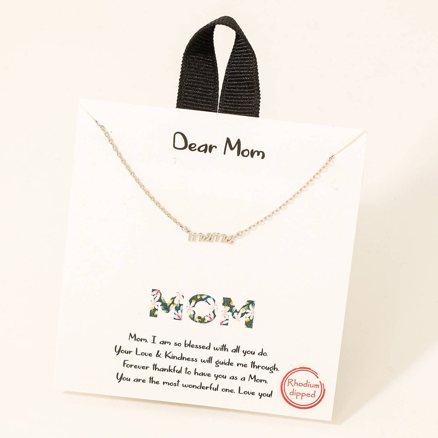 Dainty Mama Pendant Necklace