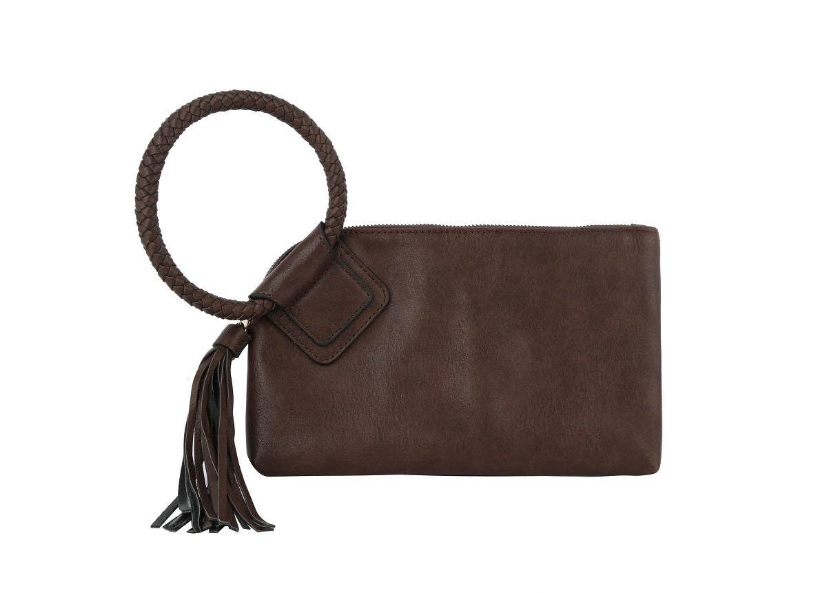 Vegan Leather Wristlet/Clutch