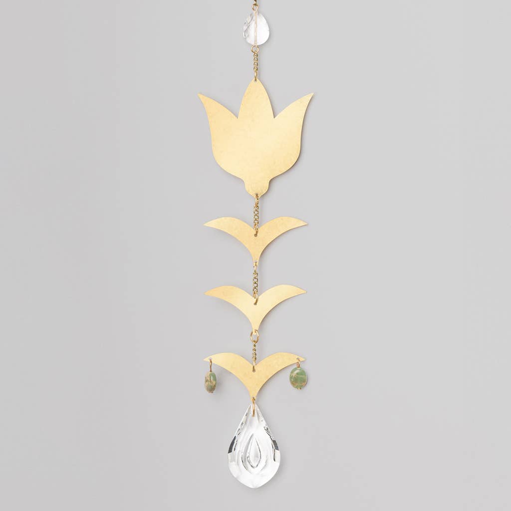 Suncatcher - Blooming Flower/Aqua Terra