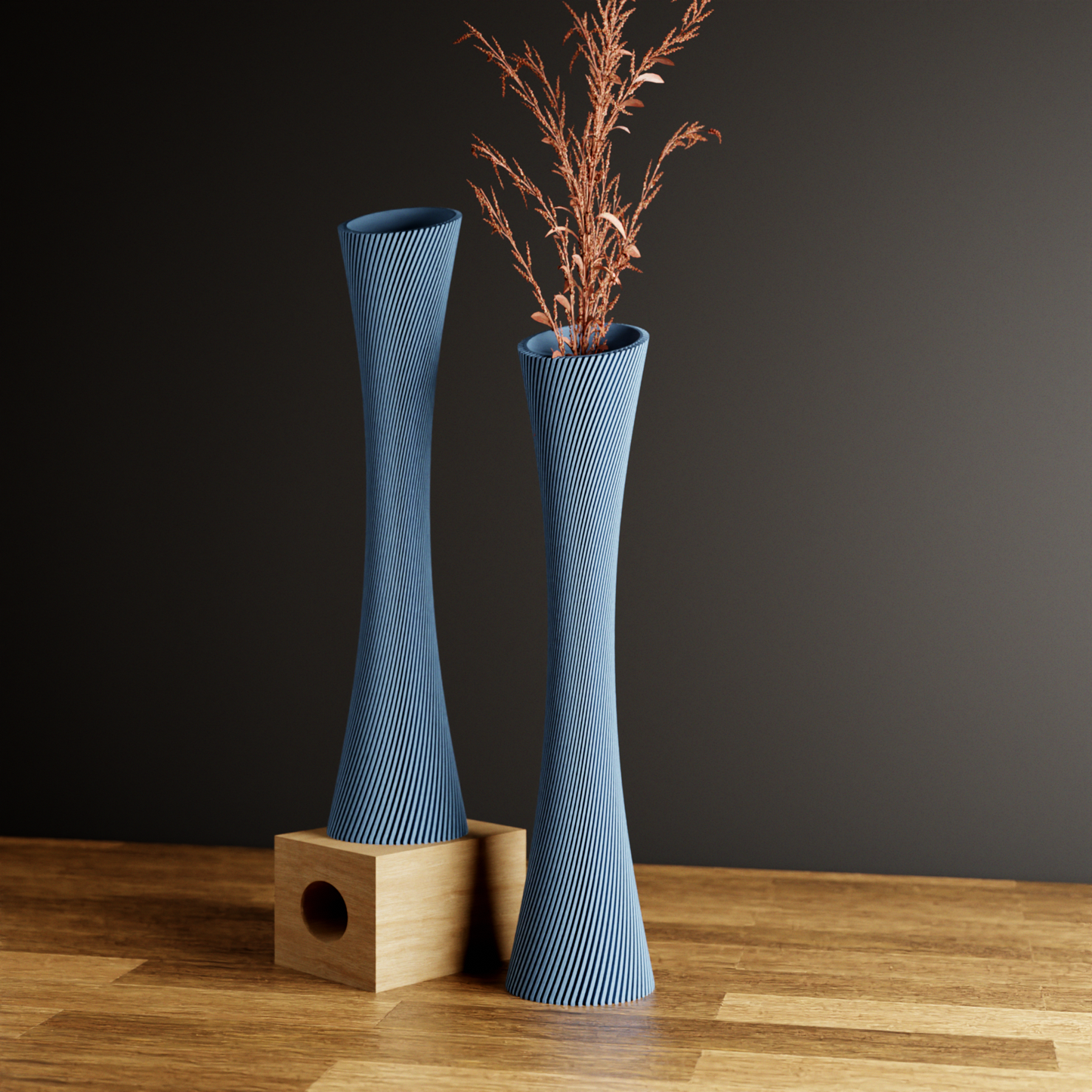 Spiral Rose Vase