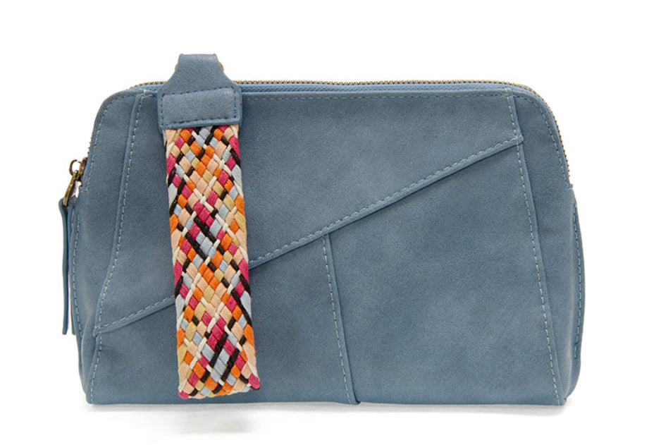 Gigi Crossbody with Woven Wristlet Strap