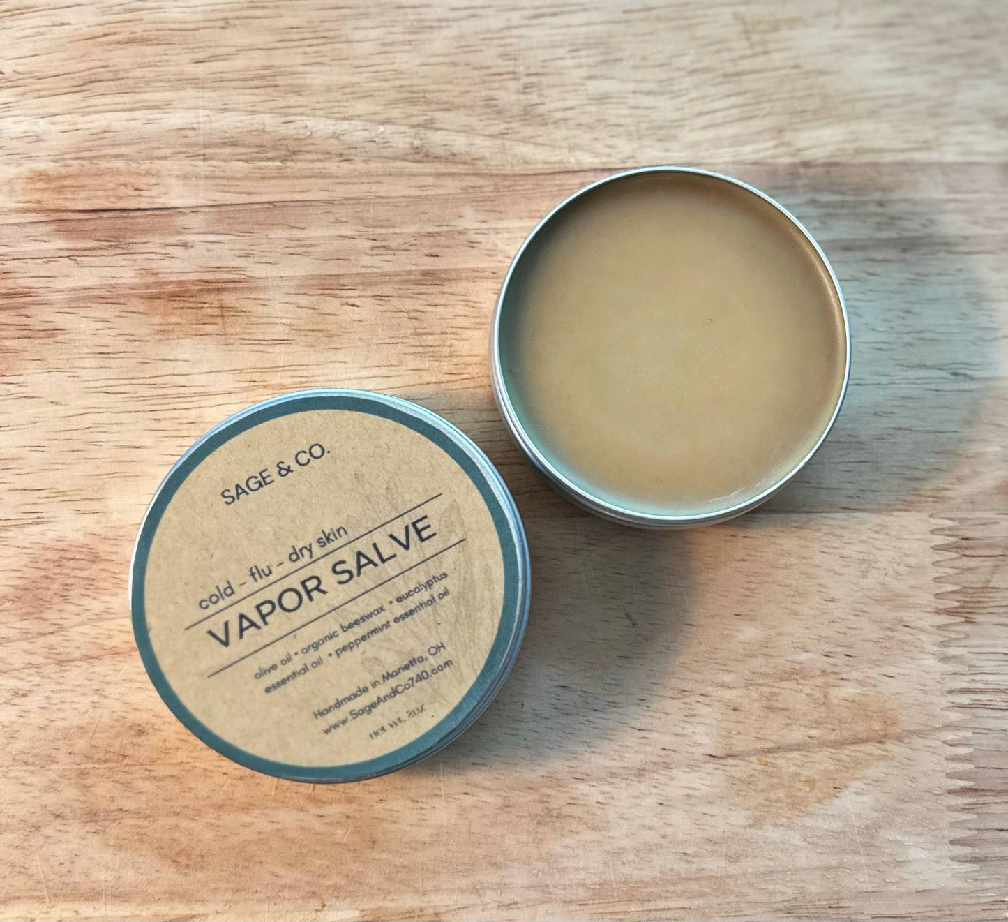 Vapor Salve / Natural Relief for Chest and Sinus / Gift