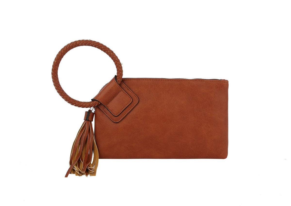 Vegan Leather Wristlet/Clutch