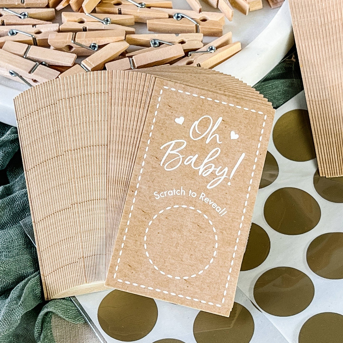 Kraft Baby Shower Game Set