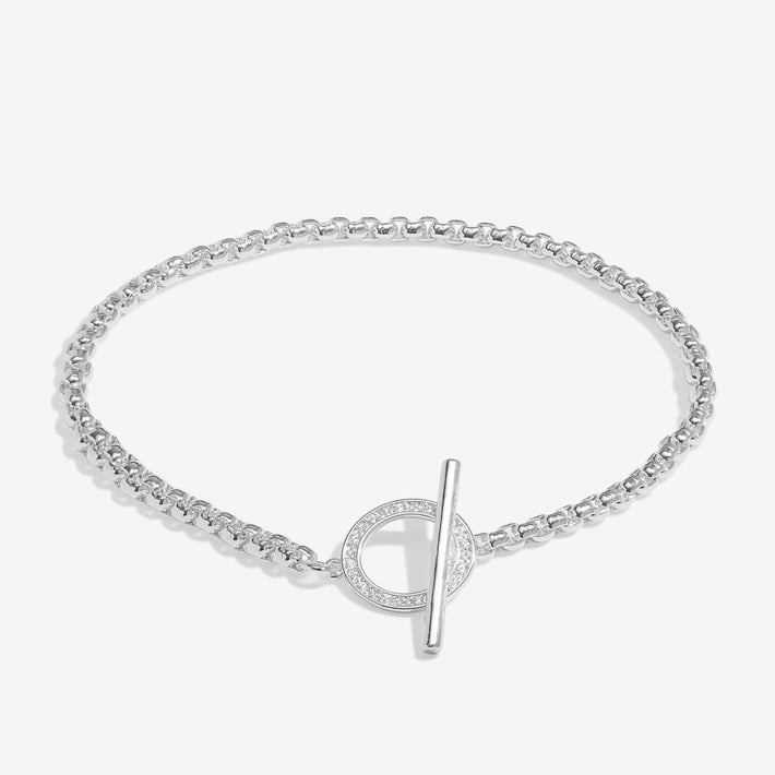 EVERMORE | CIRCLE T-BAR BRACELET
