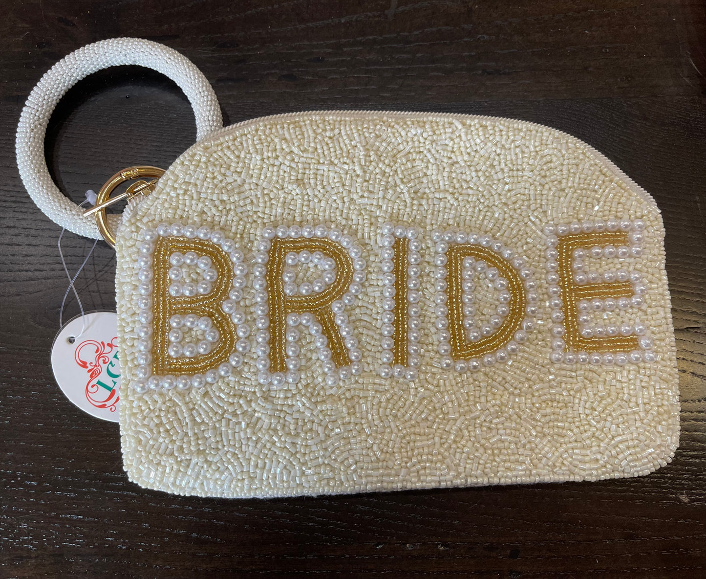 Bride Small Beaded Clutch