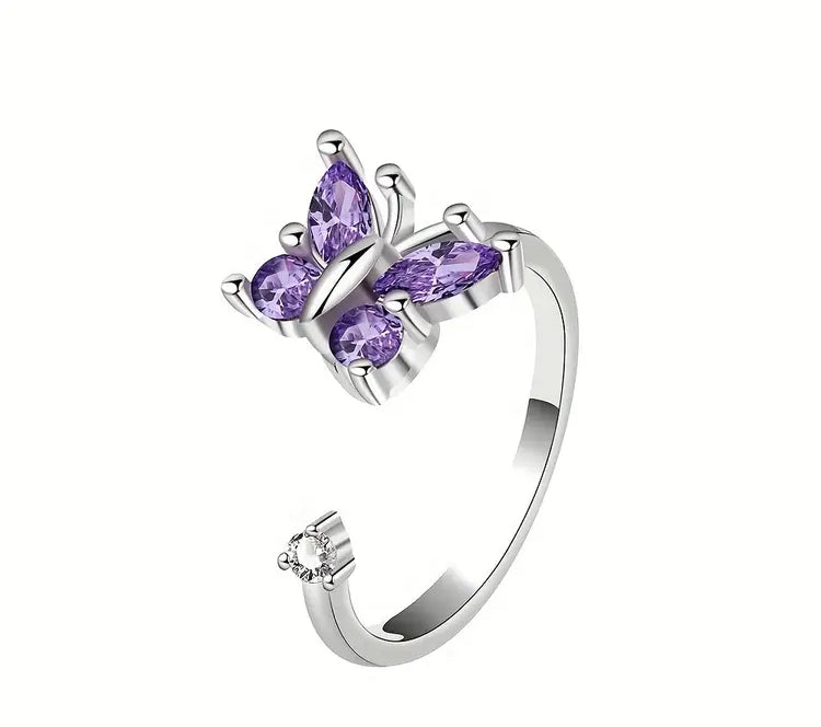 Butterfly Fidget Anxiety Ring