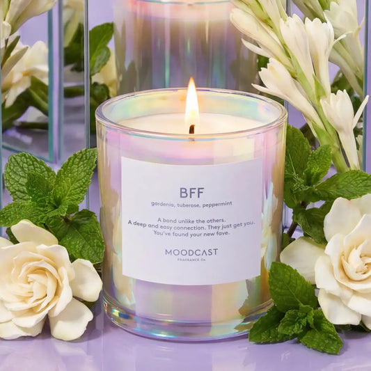 Coconut Wax Candle - Vibes - Bff - 8 oz Glass Jar