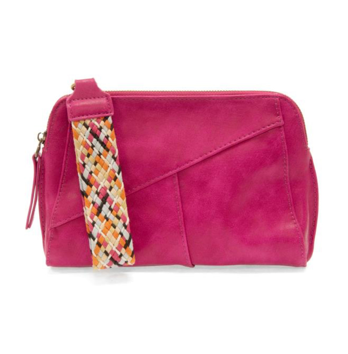 Gigi Crossbody with Woven Wristlet Strap