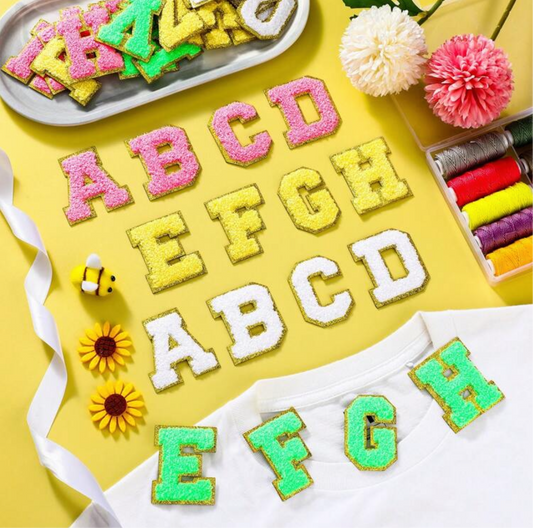 Chenille Letter Patches Iron On Letters