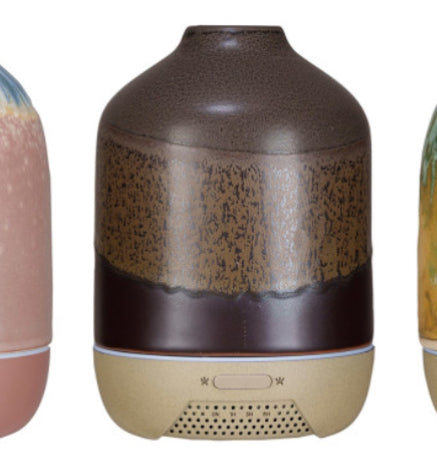 5 oz. Stoneware Essential Oil Diffuser, 4 Styles