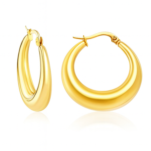 Chunky Hoop Earrings