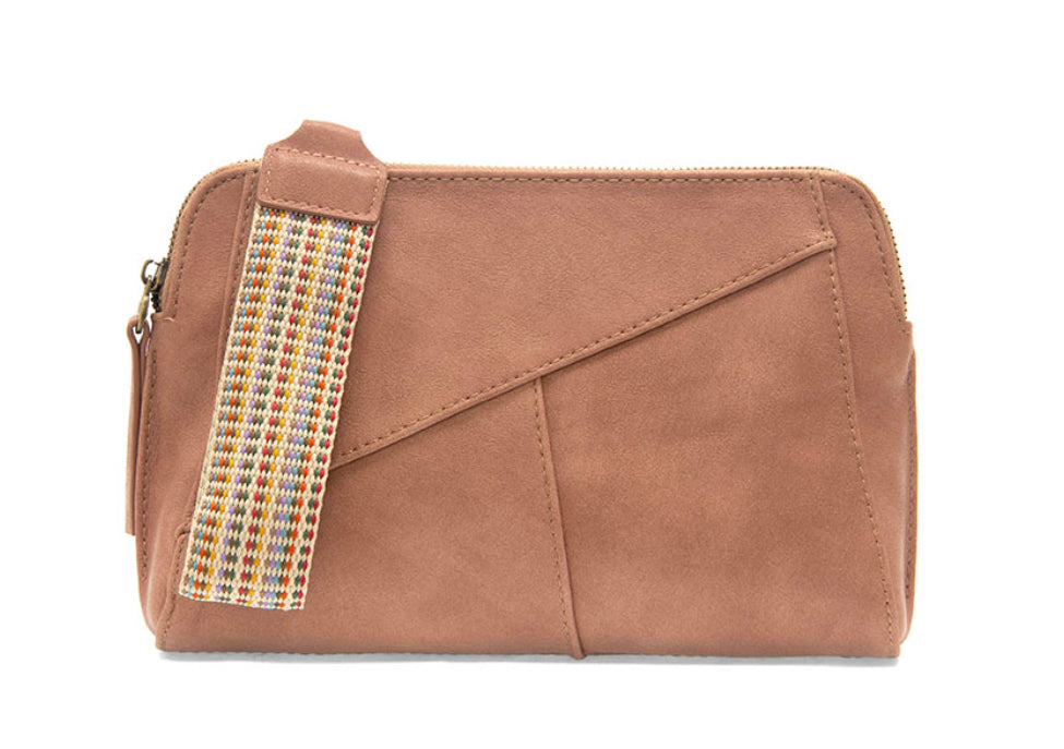 Gigi Crossbody with Woven Wristlet Strap