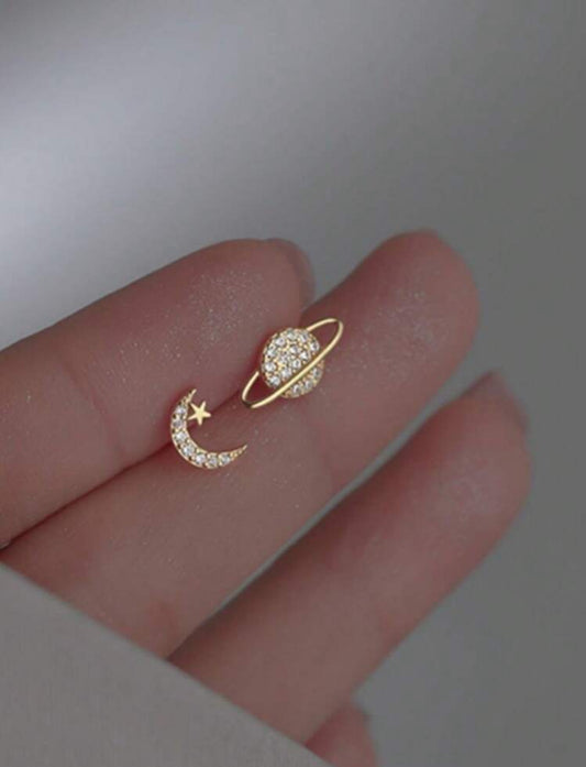 Out of This World Moon & Planet Earrings