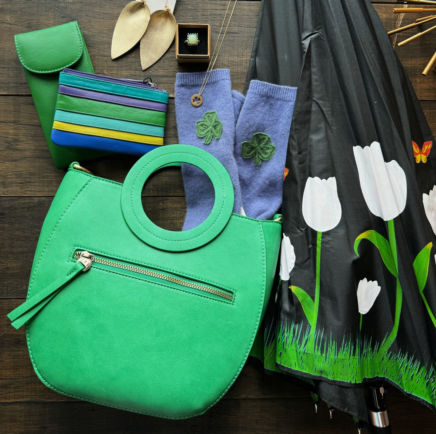 Coco Circle Handle Bag Purse
