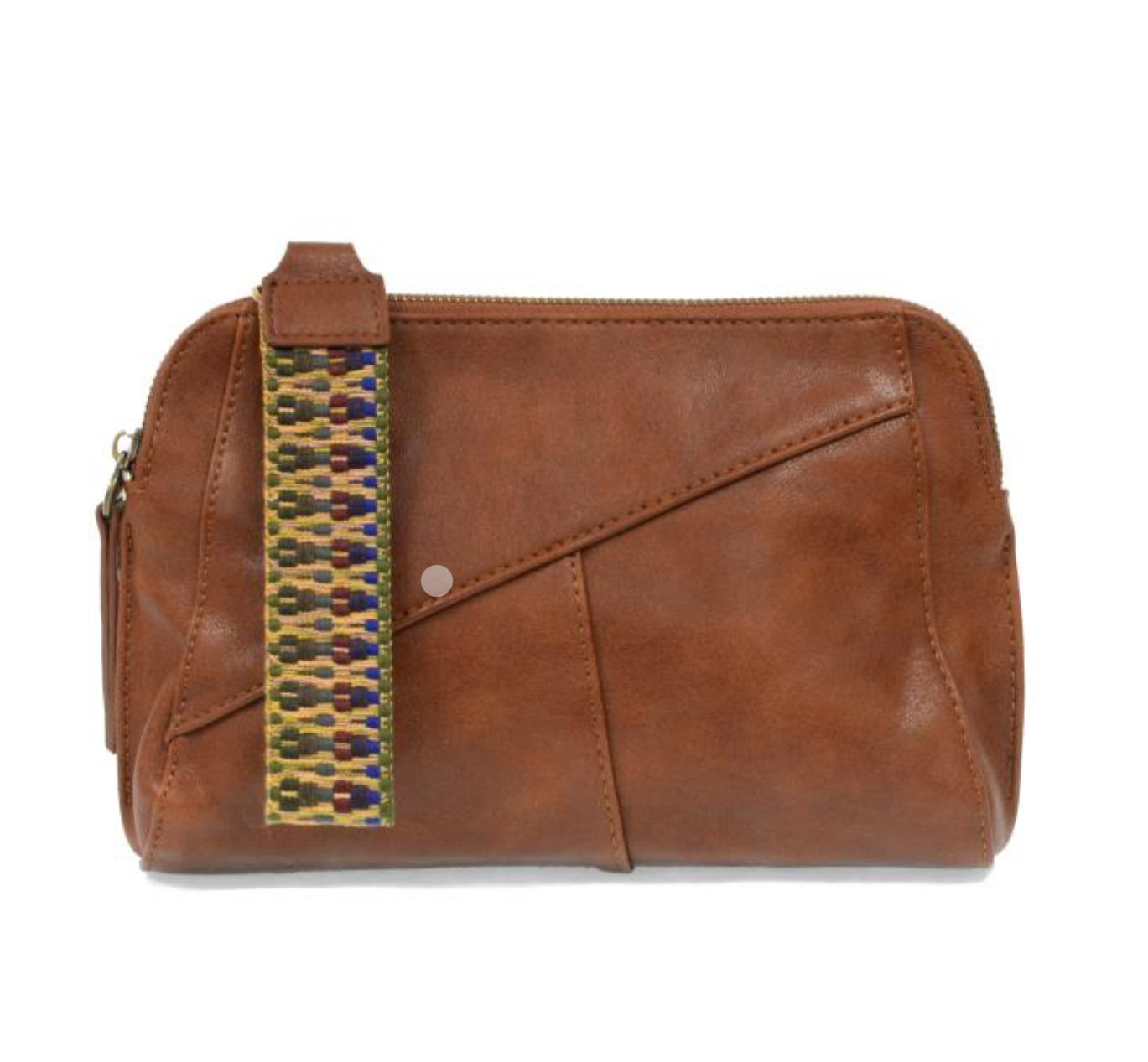 Gigi Crossbody with Woven Wristlet Strap