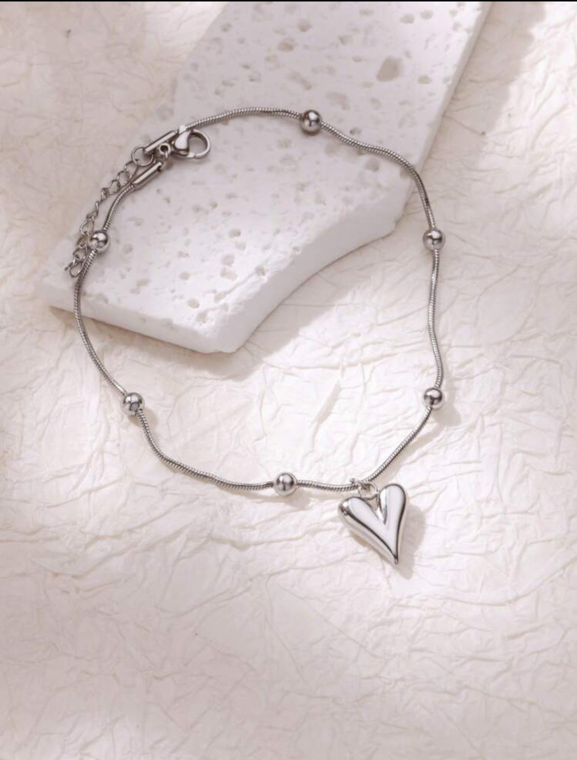 Dainty Heart Anklet