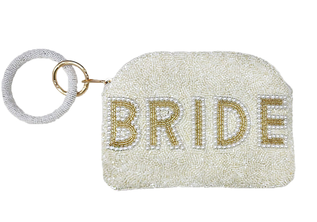 Bride Small Beaded Clutch