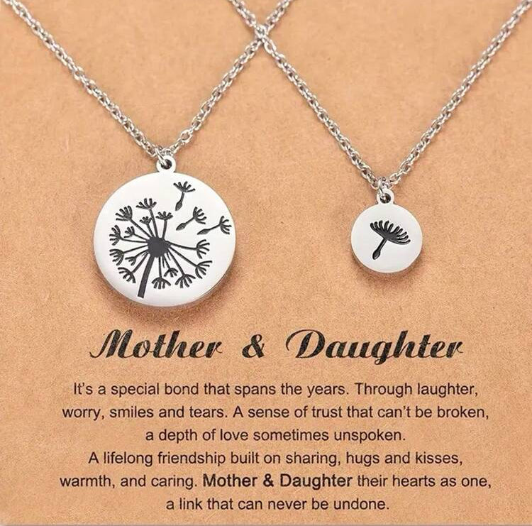 Mother & Daughter Wish Necklace Set