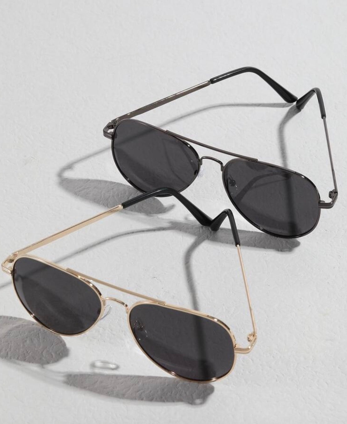 Metal Aviator Sunglasses