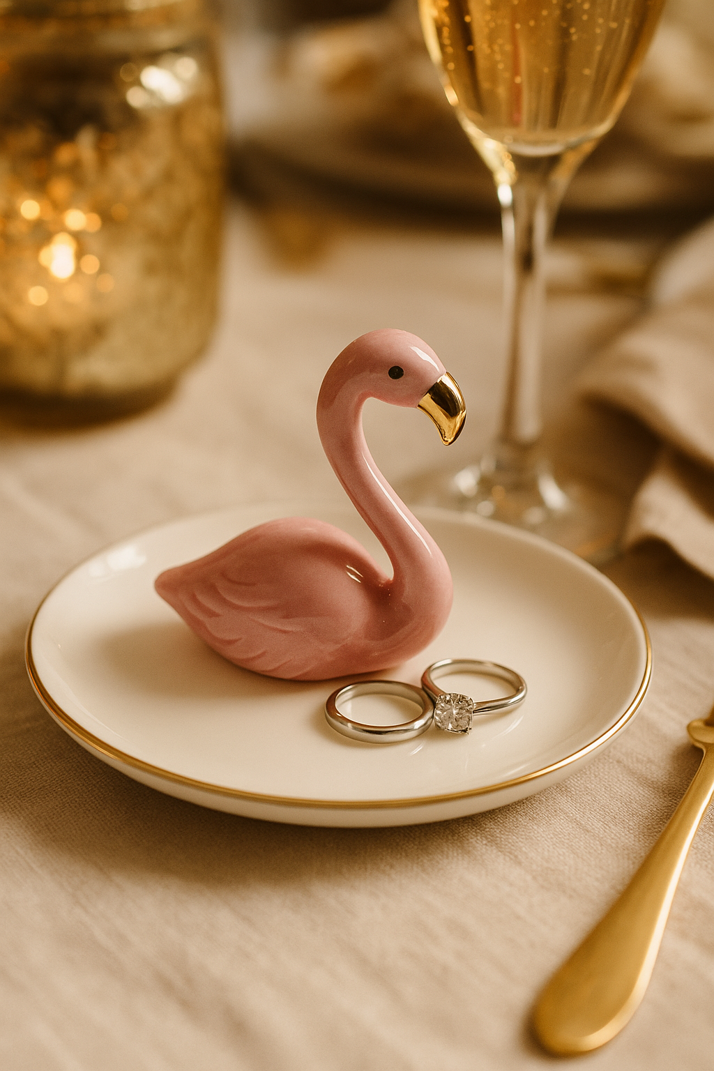 Flamingo Ring Dish