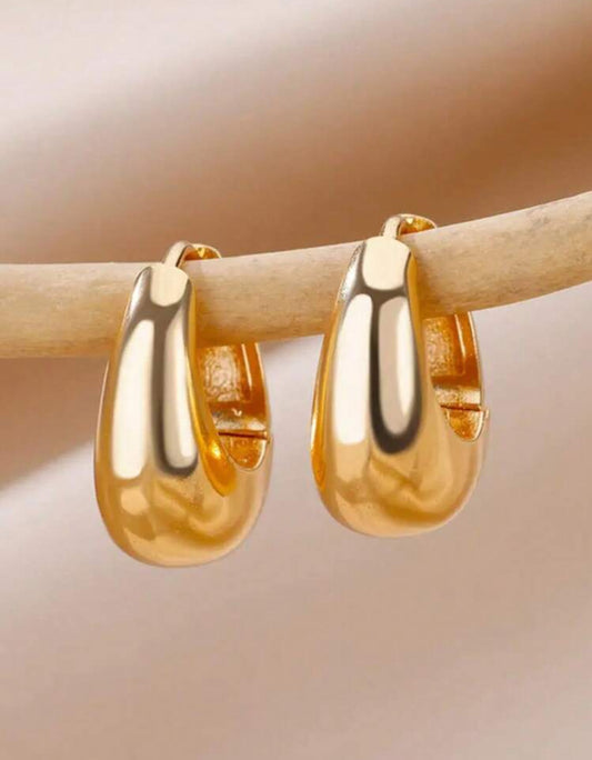 Gold Stud Earrings