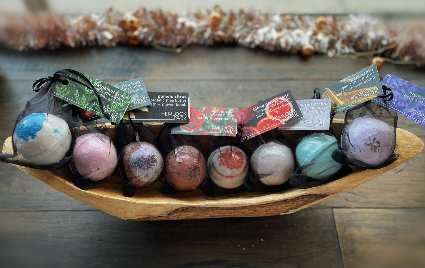 Bath + Shower Bomb - Organic Shea Butter, Natural Minerals & Botanicals