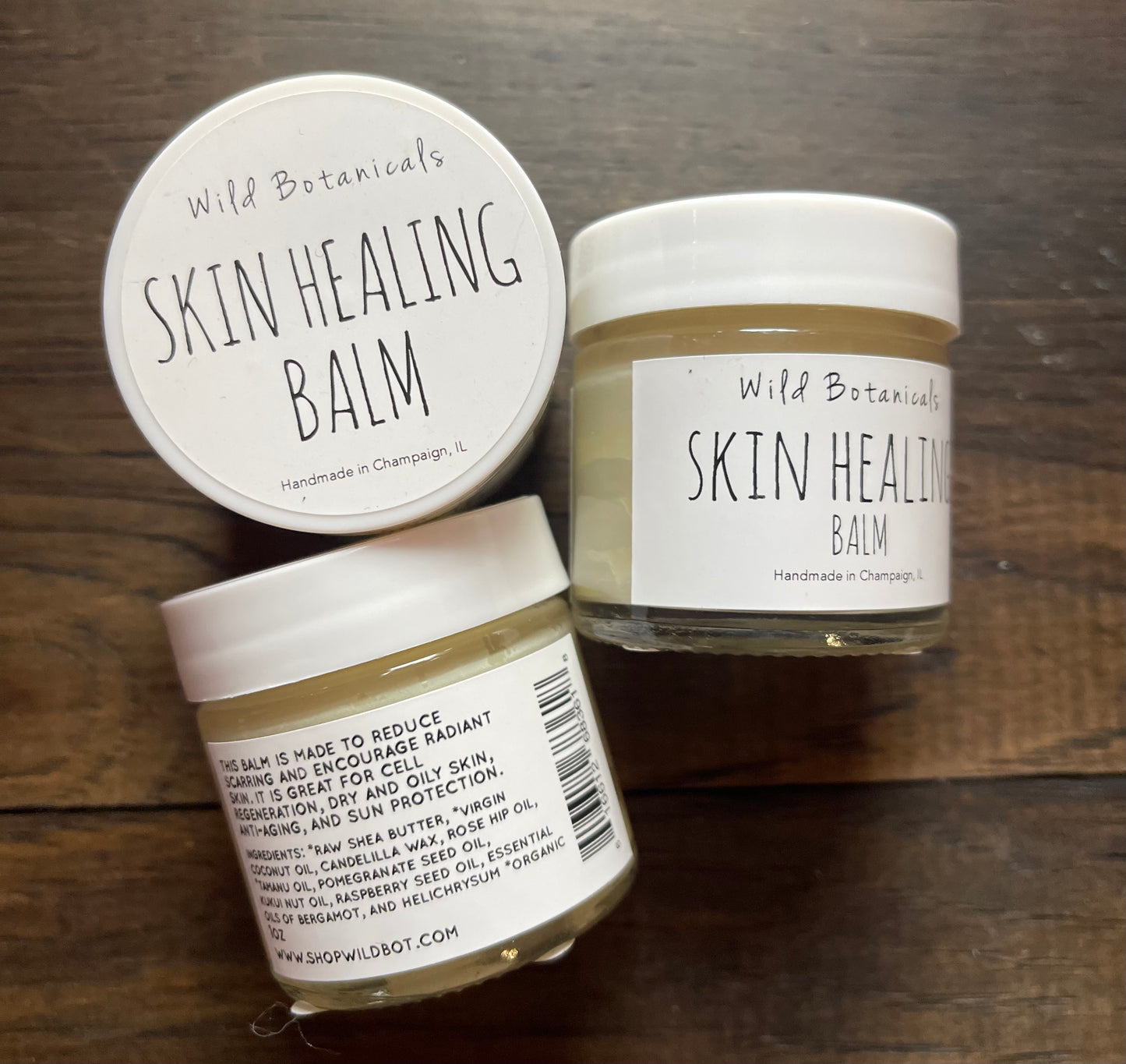 Skin Healing Balm 1oz Glass Jar