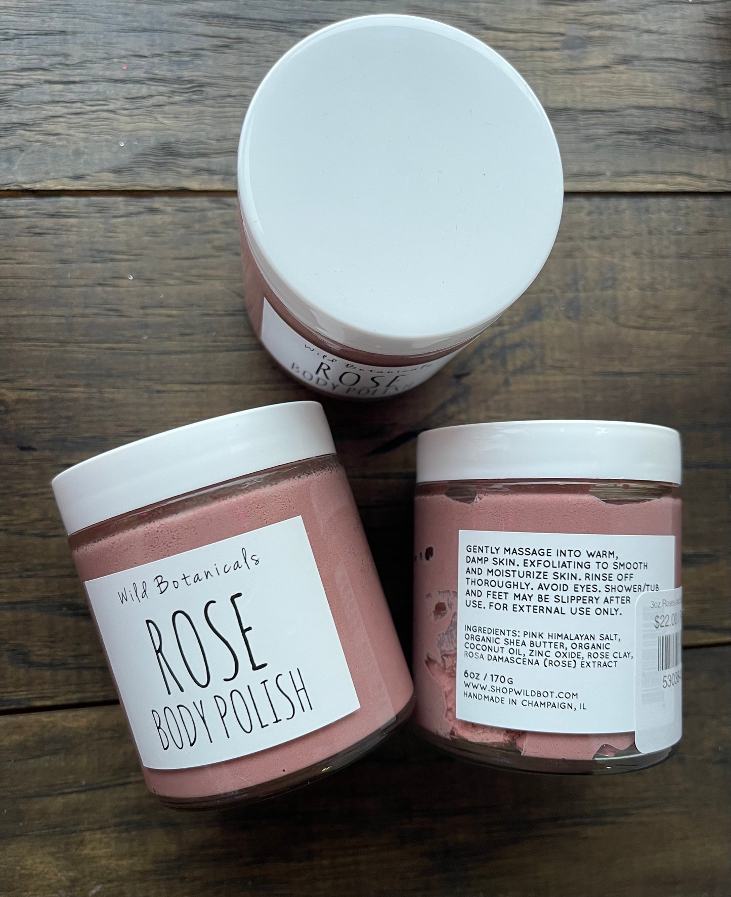 Rose Body Polish 6oz