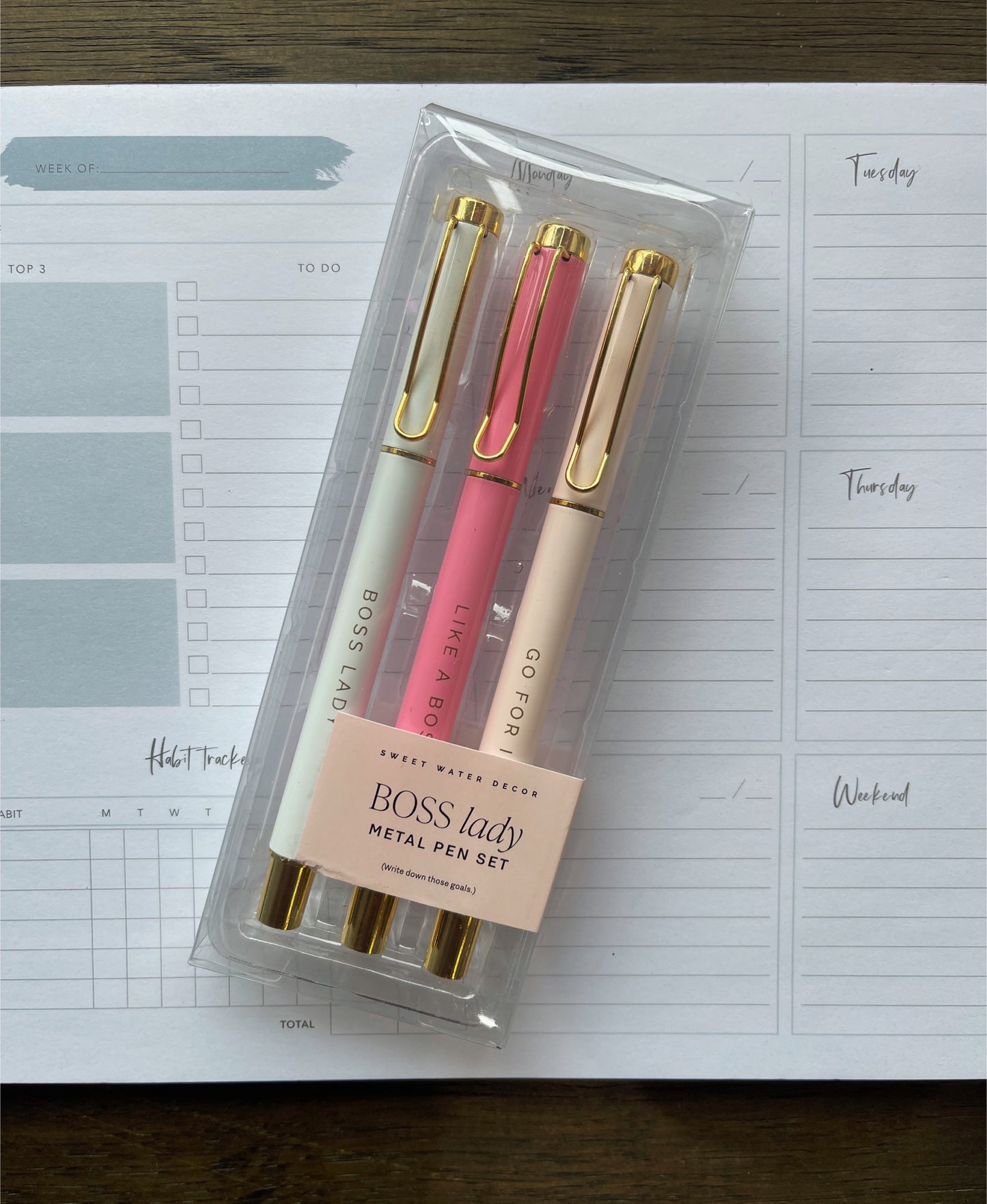 Boss Lady Metal Pen Set