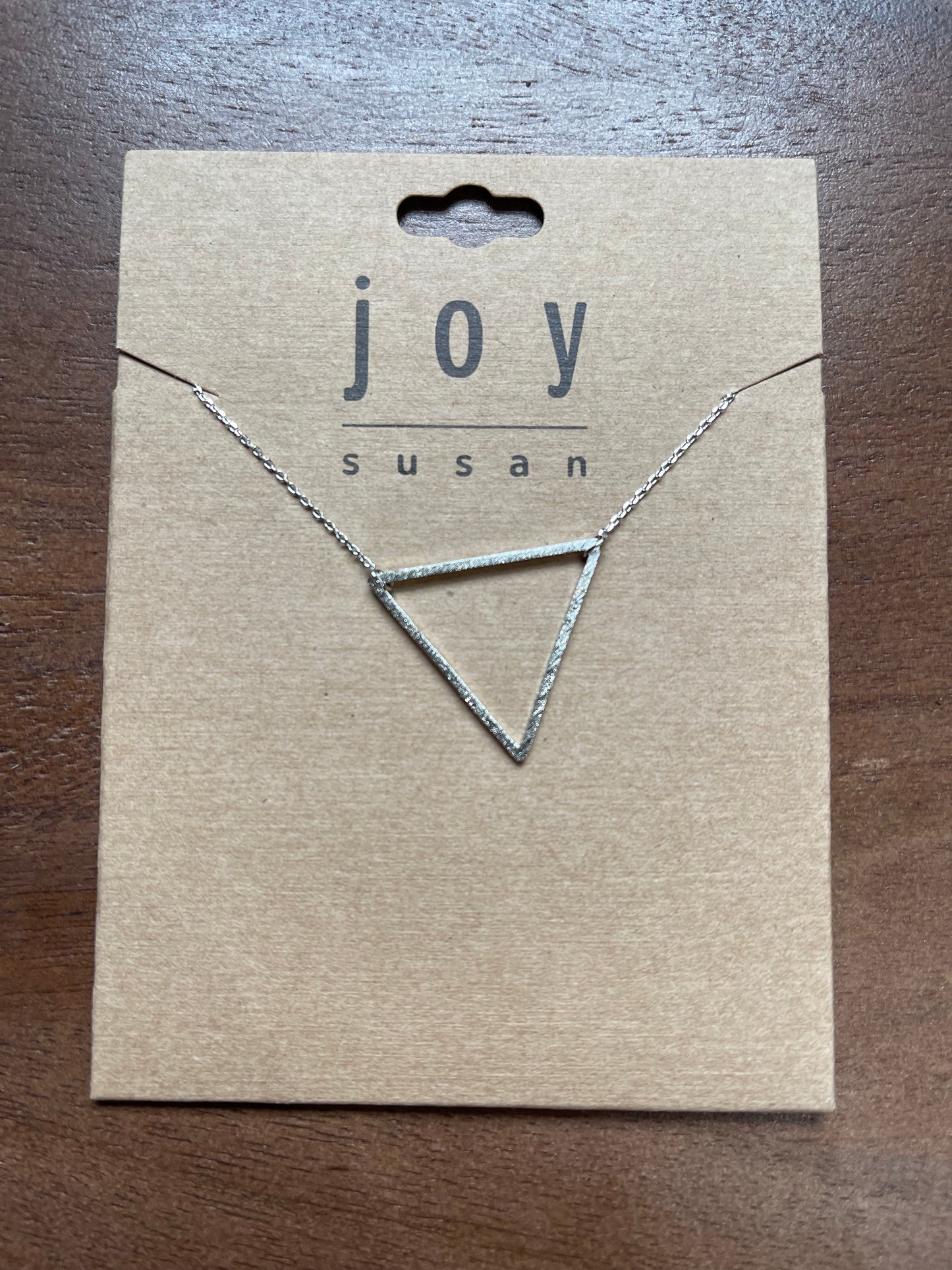 Open Triangle Necklace