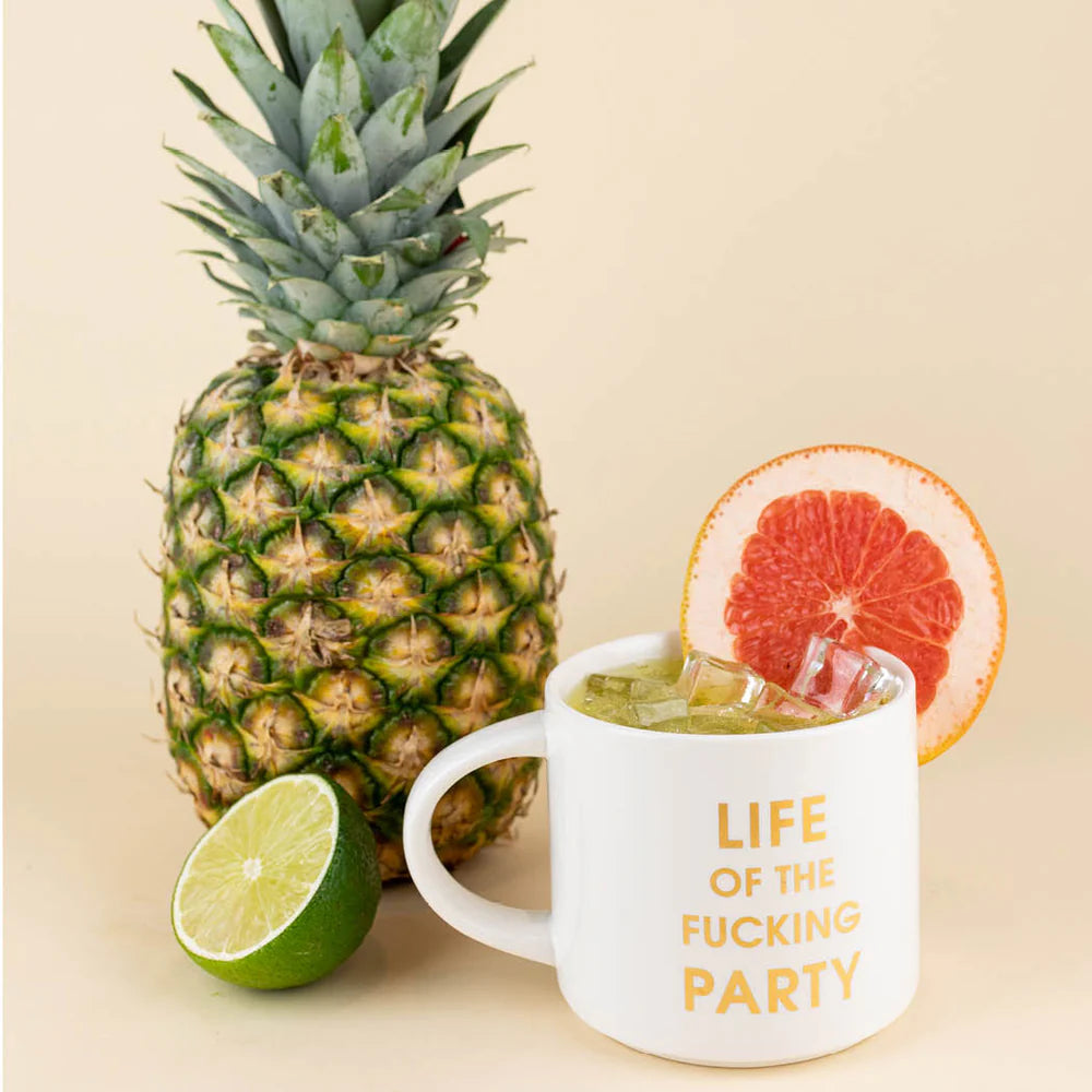 Life Of The Fucking Party - Gold Foil Mug