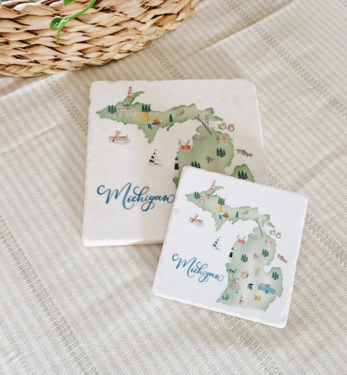 Coaster Set - Michigan