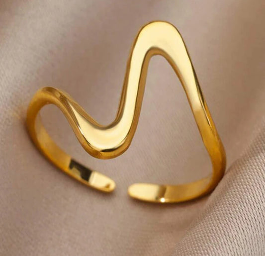 Structured Cuff Ring