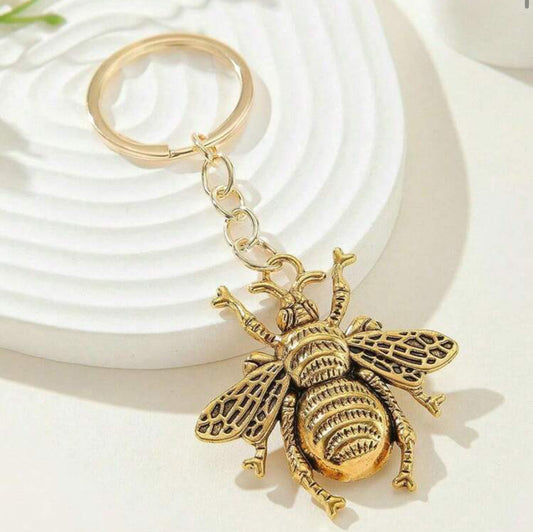 Bee Keychain Purse Charm