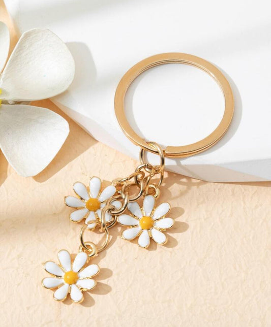 Daisy Keychain Purse Charm