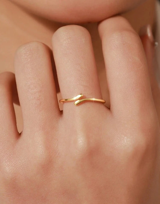Sterling Silver Geometric Design Ring