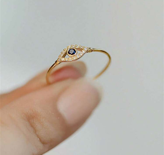 Sterling Silver Geometric Stones Ring