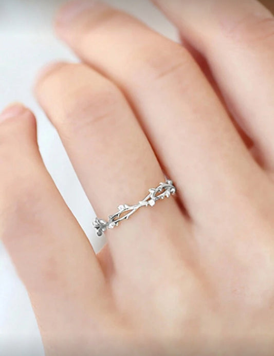 Sterling Silver Twine Ring