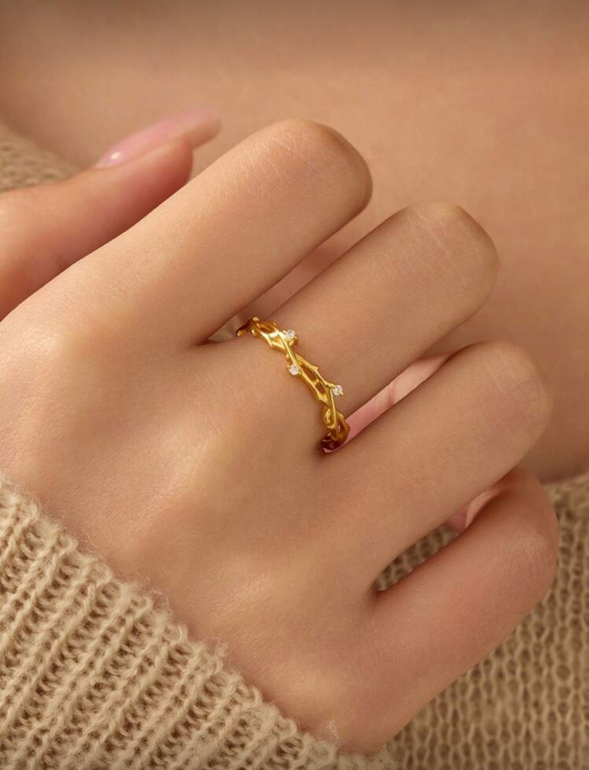 Sterling Silver Twine Ring